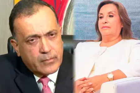 Cirujano Mario Cabani y Dina Boluarte.