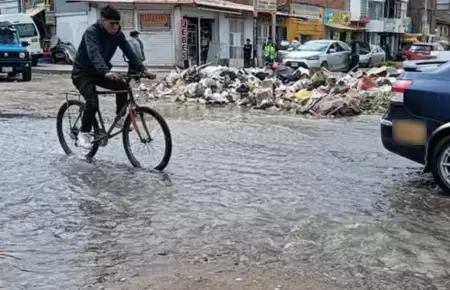 Afecciones por colapso del canal de riego en El Tambo