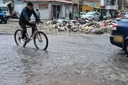 Afecciones por colapso del canal de riego en El Tambo