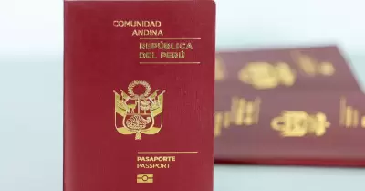 Pasaporte peruano.