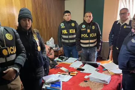 Detienen a funcionario de Diresa en operativo de allanamiento en Arequipa.