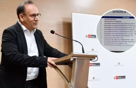 MEF anuncia extincin de 14 programas de diversos ministerios.