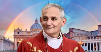 Matteo Zuppi en el Vaticano.