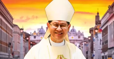 Luis Antonio Tagle en el Vaticano.