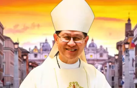Luis Antonio Tagle en el Vaticano.