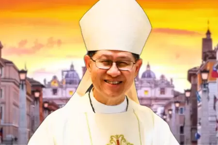 Luis Antonio Tagle en el Vaticano.