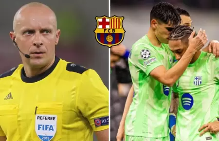 Barcelona estalla contra Marciniak
