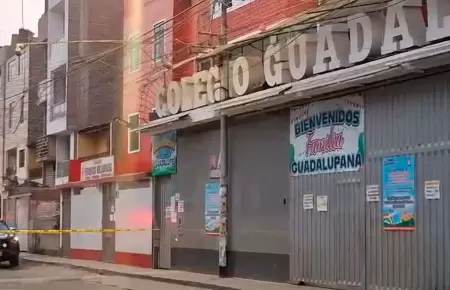 Extorsionadores detonan explosivo en colegio de Comas.
