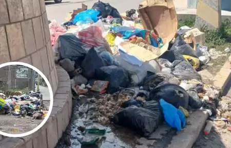 Basura inunda calles de El Tambo