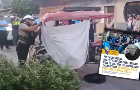 Fiscala inicia investigacin preliminar por homicidio de Ral Celis.