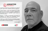Periodista asesinado en Iquitos: Mininter condena crimen contra Ral Celis y anuncia acciones