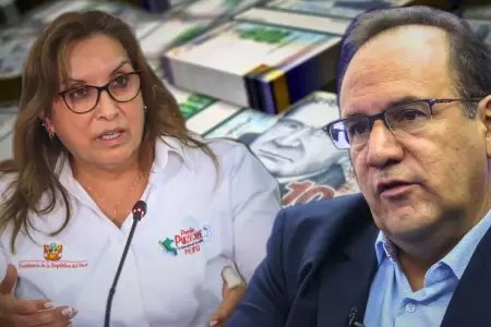 Dina Boluarte y Jos Salardi