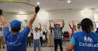 EsSalud: CEPRIT realizó pausas activas a más de 10 mil asegurados