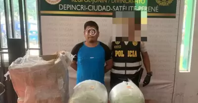 Junín: Detienen a pasajero con 12 kilos de droga