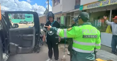 Capturan a dos extranjeros por extorsión en Huancayo