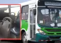 Atentado contra Vipusa: Lanzan bomba molotov contra bus de transporte pblico en Santa Anita