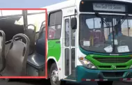 Atentado contra Vipusa: Lanzan bomba molotov contra bus de transporte pblico en Santa Anita