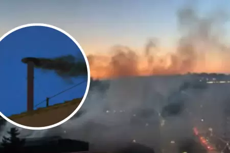 Reportaron incendio en el Vaticano.