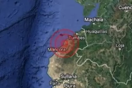 Sismo de 5.2 remece Tumbes.