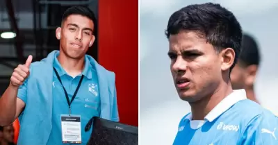 Diego Enríquez y Jhilmar Lora