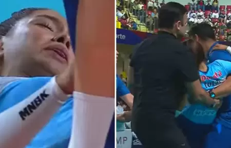 Alexandra Llaro sufre lesin en 'extra game' ante la 'U'