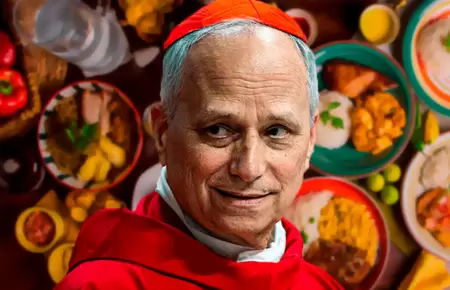 Papa Len XIV y la vez que se confes amante de la comida peruana.