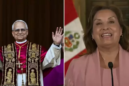 Dina Boluarte celebra eleccin del Papa Len XIV.