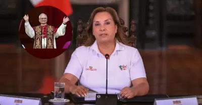 Presidenta Boluarte saludó designación de Robert Prevost como nuevo sumo pontífi