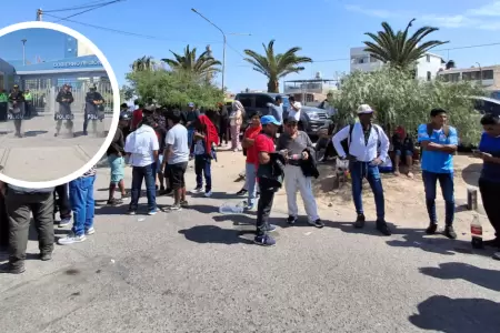 Tacna: Pescadores protestan por abandono de Desembarcadero Morro Sama