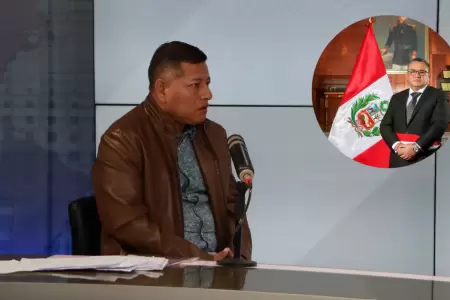 Sereno afectado por Juan José Santiváñez espera disculpas públicas.
