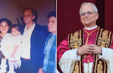 Papa Len XIV tiene una ahijada piurana.