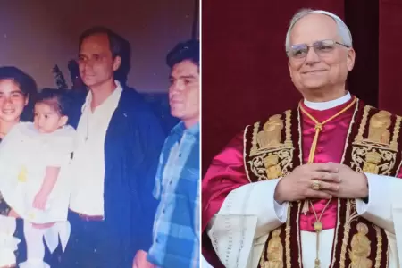 Papa Len XIV tiene una ahijada piurana.