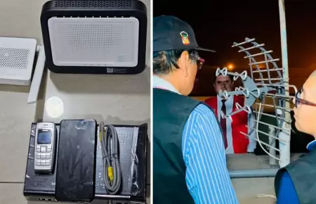 Cae banda criminal que daba internet a reclusos.