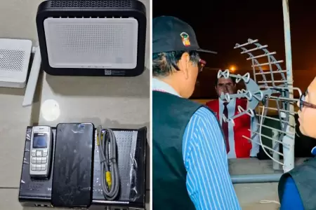Cae banda criminal que daba internet a reclusos.