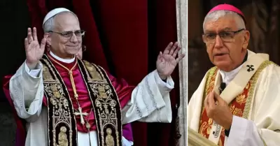 Papa León XIV y cardenal Castillo se reencuentran.