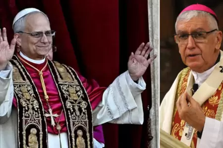 Papa León XIV y cardenal Castillo se reencuentran.