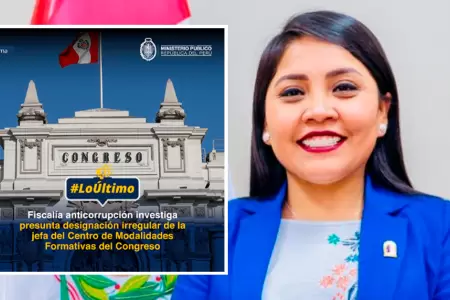 Fiscala investiga designacin de Yessenia Lozano en el Congreso.