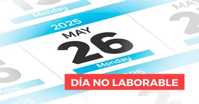 26 de mayo, día no laborable para dos regiones del país.