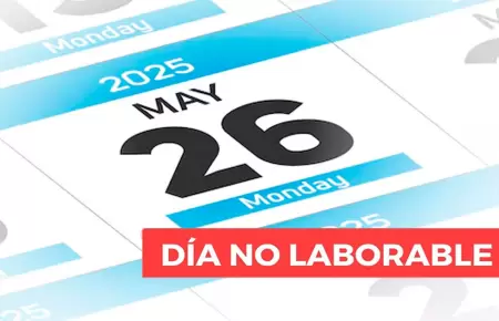 26 de mayo, da no laborable para dos regiones del pas.