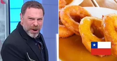 Conductor chileno afirma que los picarones son de su país.