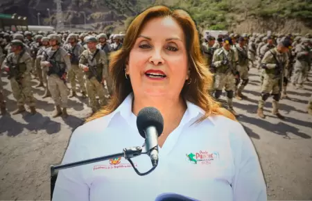 Dina Boluarte en Pataz