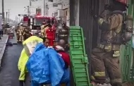 Incendio en San Luis: Bomberos luchan contra fuego en almacn de pesticidas