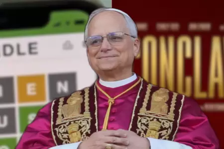 Papa Len XIV se entretuvo poco antes de ser elegido.