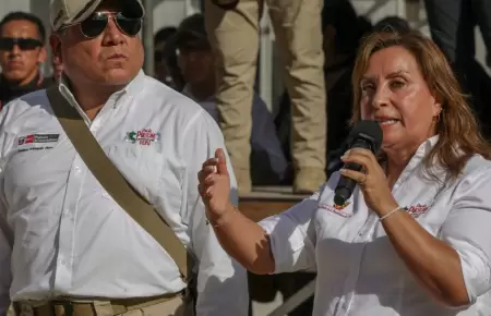 Dina Boluarte hace llamado a la unidad nacional desde Pataz.