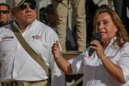 Dina Boluarte hace llamado a la unidad nacional desde Pataz.