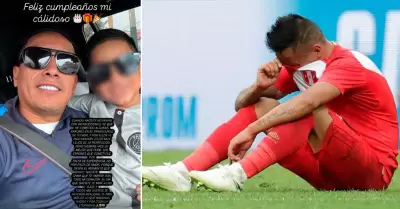 Christian Cueva copió y pegó mensaje de amor dedicado a su hijo.