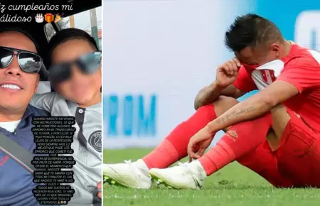 Christian Cueva copi y peg mensaje de amor dedicado a su hijo.