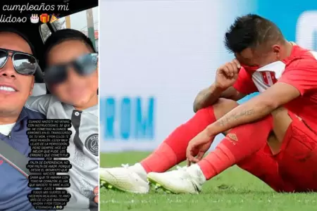 Christian Cueva copi y peg mensaje de amor dedicado a su hijo.