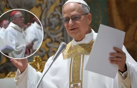 Cipriani reaparece en misa del papa Len XIV pese a sancin cannica.