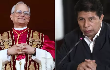 Pedro Castillo enva mensaje al papa Len XIV.
